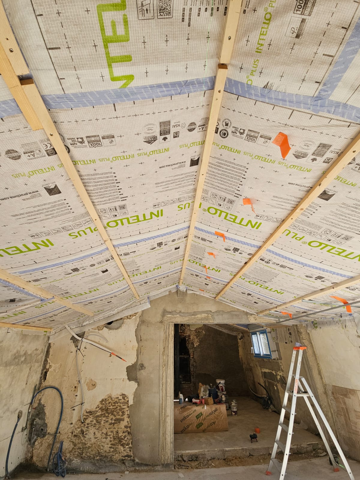 Travaux de placo et isolation thermique réalisés en Vendée