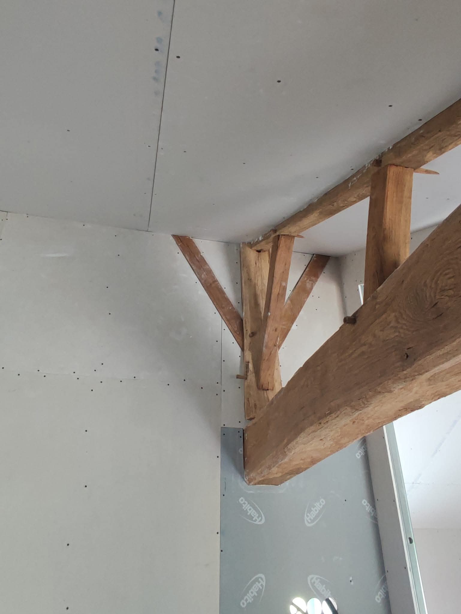 Pose de plaques de plâtre réalisée par R PLAK en Vendée